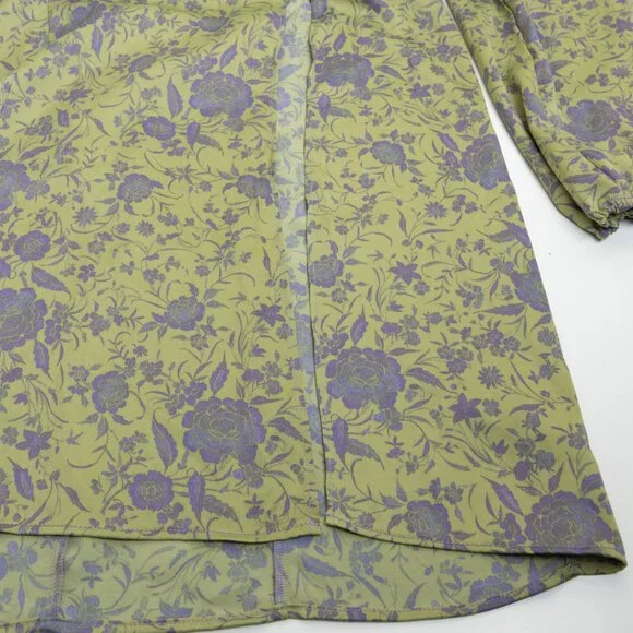 UO Floral Puff Sleeve Midi Dress - Picture 9 of 15